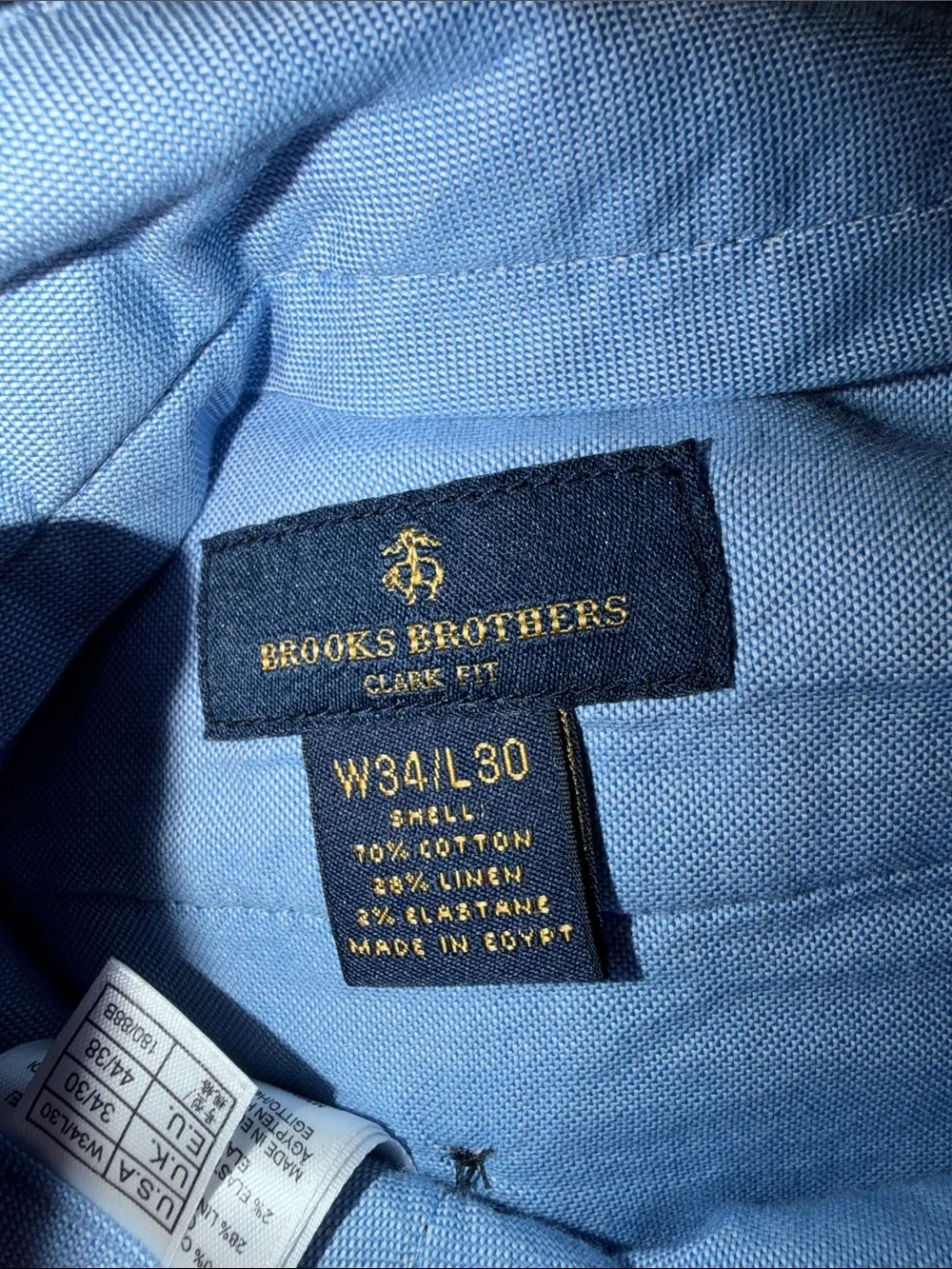 Brooks Brothers Navy Blue Chinos